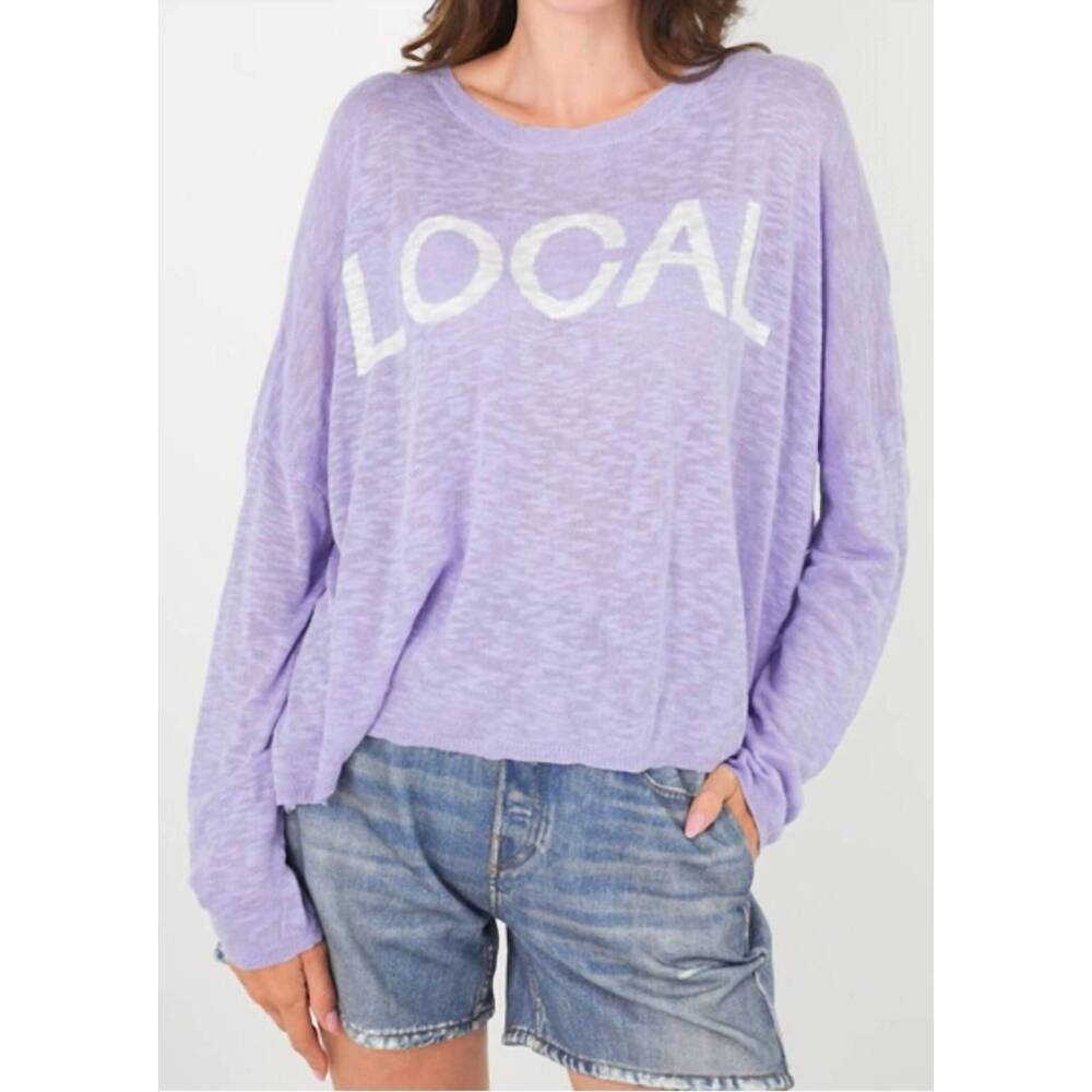 NEW STITCHDROP local sweater in lilac